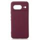 Силиконовый чехол SOFT Silicone Case для Google Pixel 8 (без лого) бордовый