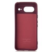 Силіконовий чохол SOFT Silicone Case для телефону Google Pixel 8 (без лого) бордовий