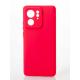 Силіконовий чохол SOFT Silicone Case для телефону Motorola Edge 40 (без лого) малиновий