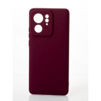 Силіконовий чохол SOFT Silicone Case для телефону Motorola Edge 40 (без лого) бордовий