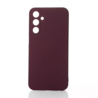Силіконовий чохол SOFT Silicone Case для телефону Samsung A35 (без лого) бордовий