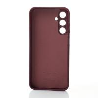 Силіконовий чохол SOFT Silicone Case для телефону Samsung A35 (без лого) бордовий
