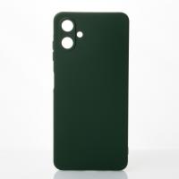 Силиконовый чехол SOFT Silicone Case для Samsung A06 (без лого) темно-зеленый