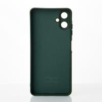 Силиконовый чехол SOFT Silicone Case для Samsung A06 (без лого) темно-зеленый