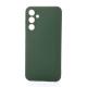 Силіконовий чохол SOFT Silicone Case для телефону Samsung M35 (без лого) темно-зелений