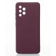 Силіконовий чохол SOFT Silicone Case для телефону Samsung A32 4G (без лого) бордовий