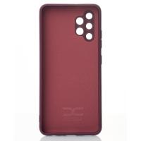 Силіконовий чохол SOFT Silicone Case для телефону Samsung A32 4G (без лого) бордовий