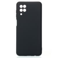 Силиконовый чехол SOFT Silicone Case для Samsung A12/M12/A12 Nacho (без лого) черный