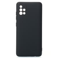 Силиконовый чехол SOFT Silicone Case для Samsung A51 (без лого) черный
