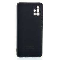 Силиконовый чехол SOFT Silicone Case для Samsung A51 (без лого) черный