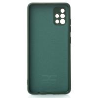 Силиконовый чехол SOFT Silicone Case для Samsung A51 (без лого) темно-зеленый