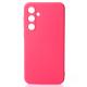 Силіконовий чохол SOFT Silicone Case для телефону Samsung A35 (без лого) малиновий