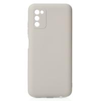 Силіконовий чохол SOFT Silicone Case для телефону Samsung A03S (без лого) сірий
