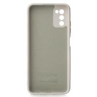 Силіконовий чохол SOFT Silicone Case для телефону Samsung A03S (без лого) сірий