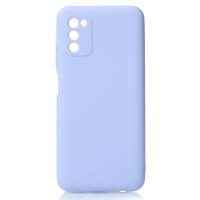 Силиконовый чехол SOFT Silicone Case для Samsung A03S (без лого) фиалковый