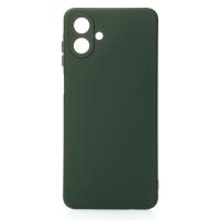 Силіконовий чохол SOFT Silicone Case для телефону Samsung A07 (без лого) темно-зелений