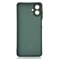 Силіконовий чохол SOFT Silicone Case для телефону Samsung A07 (без лого) темно-зелений