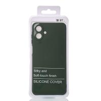 Силіконовий чохол SOFT Silicone Case для телефону Samsung A07 (без лого) темно-зелений