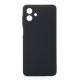 Силиконовый чехол SOFT Silicone Case для Samsung A07 (без лого) черный