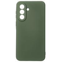 Силиконовый чехол SOFT Silicone Case для Samsung A37 (без лого) темно-зеленый