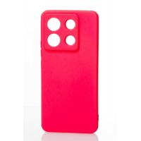 Силиконовый чехол SOFT Silicone Case для Xiaomi Redmi Note 13 Pro 5G/ Poco X6 5G (без лого) малиновый
