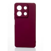 Силиконовый чехол SOFT Silicone Case для Xiaomi Redmi Note 13 5G (без лого) бордовый