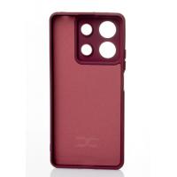 Силиконовый чехол SOFT Silicone Case для Xiaomi Redmi Note 13 5G (без лого) бордовый