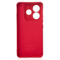 Силиконовый чехол SOFT Silicone Case для Xiaomi Redmi Note 14 5G (без лого) красный