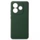 Силиконовый чехол SOFT Silicone Case для Xiaomi Redmi Note 14 5G (без лого) темно-зеленый