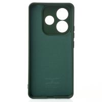 Силиконовый чехол SOFT Silicone Case для Xiaomi Redmi Note 14 5G (без лого) темно-зеленый