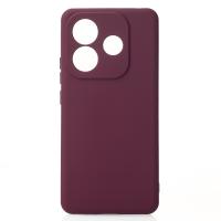 Силіконовий чохол SOFT Silicone Case для телефону Xiaomi Redmi Note 14 5G (без лого) бордовий