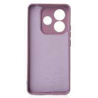 Силиконовый чехол SOFT Silicone Case для Xiaomi Redmi Note 14 5G (без лого) лаванда