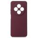 Силиконовый чехол SOFT Silicone Case для Xiaomi Redmi 14C (без лого) бордовый