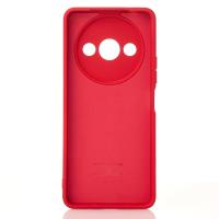 Силиконовый чехол SOFT Silicone Case для Xiaomi Redmi A3/ A3X/ Poco C61 (без лого) красный