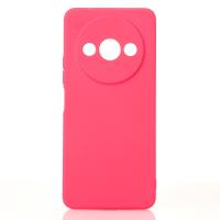 Силиконовый чехол SOFT Silicone Case для Xiaomi Redmi A3/ A3X/ Poco C61 (без лого) малиновый