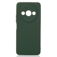 Силиконовый чехол SOFT Silicone Case для Xiaomi Redmi A3/ A3X/ Poco C61 (без лого) темно-зеленый