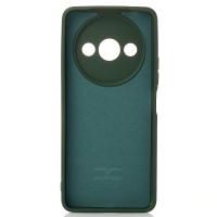 Силиконовый чехол SOFT Silicone Case для Xiaomi Redmi A3/ A3X/ Poco C61 (без лого) темно-зеленый
