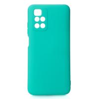 Силиконовый чехол SOFT Silicone Case для Xiaomi Redmi 10/Redmi 10 Prime (без лого) бирюза