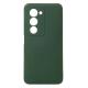 Силіконовий чохол SOFT Silicone Case для телефону Xiaomi Redmi 15 (169 mm) (без лого) темно-зелений