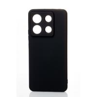 Силиконовый чехол SOFT Silicone Case для Xiaomi Redmi Note 13 Pro 5G/ Poco X6 5G (без лого) черный