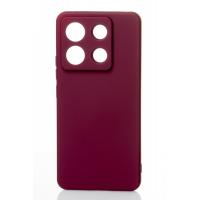 Силіконовий чохол SOFT Silicone Case для телефону Xiaomi Redmi Note 13 Pro 5G/ Poco X6 5G (без лого) бордовий
