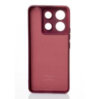 Силіконовий чохол SOFT Silicone Case для телефону Xiaomi Redmi Note 13 Pro 5G/ Poco X6 5G (без лого) бордовий