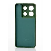 Силіконовий чохол SOFT Silicone Case для телефону Xiaomi Redmi Note 13 Pro 5G/ Poco X6 5G (без лого) темно-зелений
