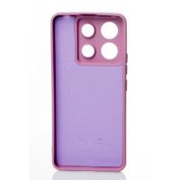 Силиконовый чехол SOFT Silicone Case для Xiaomi Redmi Note 13 Pro 5G/ Poco X6 5G (без лого) лаванда