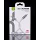 USB кабель DC Type-C to Lightning (CL-F28A) OD6.0/PD/ 27W/ 1.2m білий