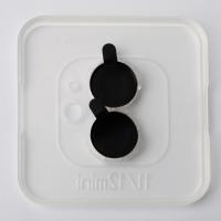 Защитное стекло для камеры DARK (BOX) iPhone 11 / iPhone 12 / iPhone 12 mini серебряный