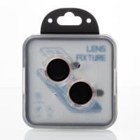 Захисне скло для камери DARK (BOX) iPhone 14 / iPhone 14 Plus / iPhone 15 / iPhone 15 Plus рожевий